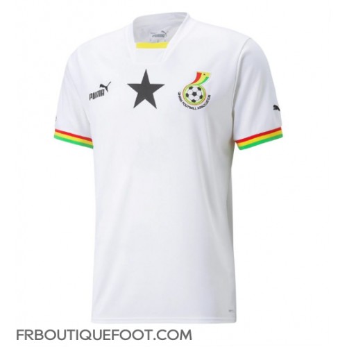Maillot de foot Ghana Domicile vêtements Monde 2022 Manches Courtes